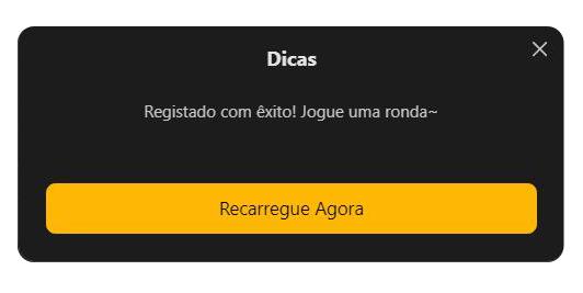 Bônus de cadastro